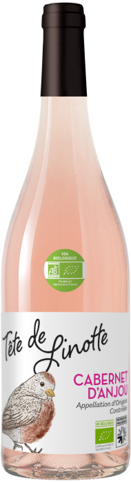 Tête de Linotte - AOC Cabernet d'Anjou - Rosé - Biologique - GD-EXPORT_Version Réemploi